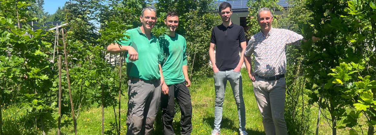 Samenwerking tussen Jacobs Tuinarchitectuur en verzekeringsadviseur Boidin