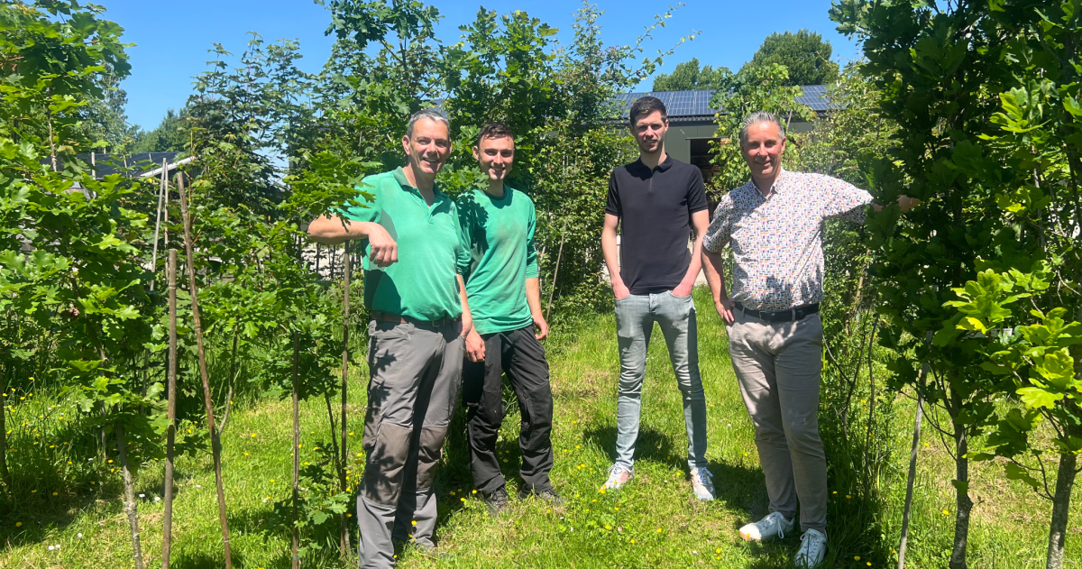 Samenwerking tussen Jacobs Tuinarchitectuur en verzekeringsadviseur Boidin