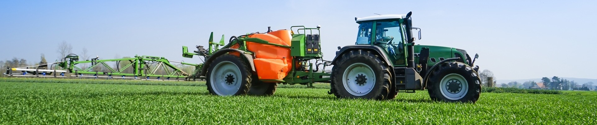 Tractor op het land